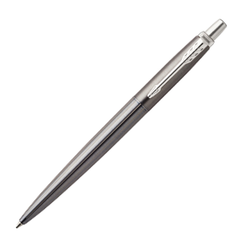 Ручка гелевая автоматическая PARKER Jotter Premium Oxford Grey Pinstripe CT М синий 2020645