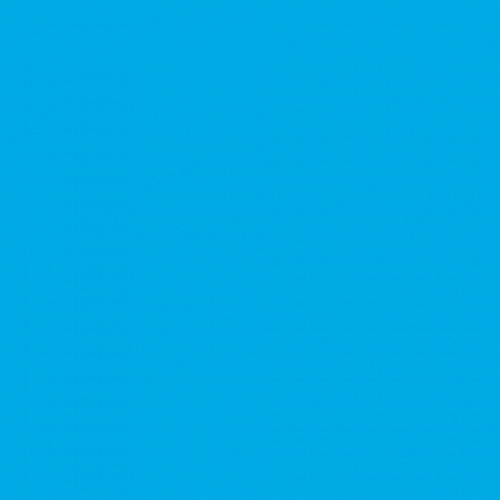 Цветная бумага 50х70см голубой морской 130гр/м2 10л FOLIA (цена за лист), 6733