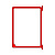 Демо-панель пластиковый А4 вертикальный, красный EPG, 152011-06, INFOFRAME