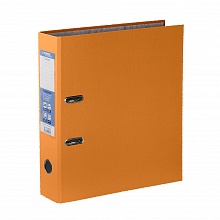 Регистратор  7,5см оранжевый несъемный механизм Expert PVC classic, 251795