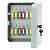 Шкаф для хранения  48 ключей металлический серый с брелками ключевой замок OfficeSpace, 276024  