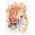 Набор для творчества Вышивание Осенний променад 27х20см, Aquarelle А-003