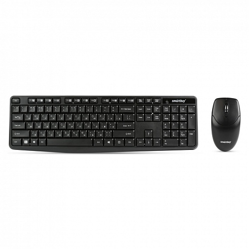 Комплект беспроводной клавиатура + мышь Smartbuy ONE USB черный SBC-235380AG-K
