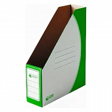 Лоток вертикальный картонный  75мм зеленый 275