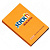 Блок самоклеящийся  51х76мм 100л оранжевый пастель Hopax 21390
