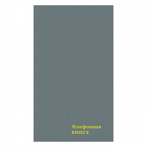Алфавитная книжка А5  80л бумвинил серая КТС-ПРО, С4577-06