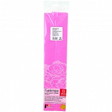 Бумага крепированная 50х250см розовая, 32гр/м2, WEROLA индивидуальная упаковка, 12800-119, Германия