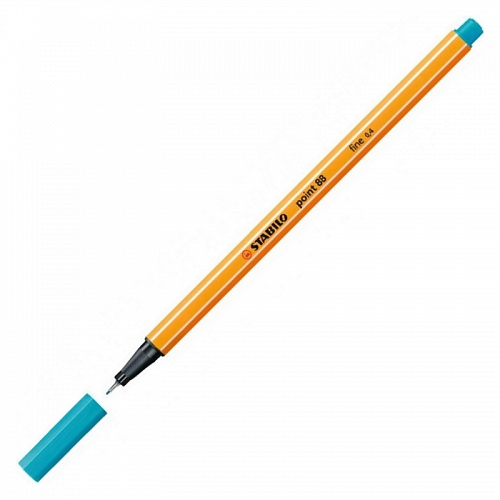 Ручка капиллярная 0,4мм голубые чернила STABILO POINT 88, 88/31
