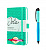 Набор подарочный SIGEL JOLIE Beauty блокнот + ручка STABILO Palette, А6, бирюзовая утонченность, JN314+268/3-41-1