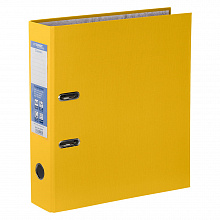 Регистратор  7,5см желтый несъемный механизм Expert PVC classic, 25177