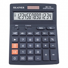 Калькулятор настольный 14 разрядов SKAINER SK-114