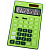 Калькулятор настольный 12 разрядов UNIEL UD-181G зеленый