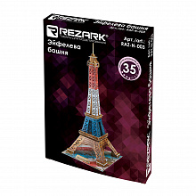 Пазл 3D REZARK Эйфелевая башня, 23х20,5х47см, RAZ-N-003