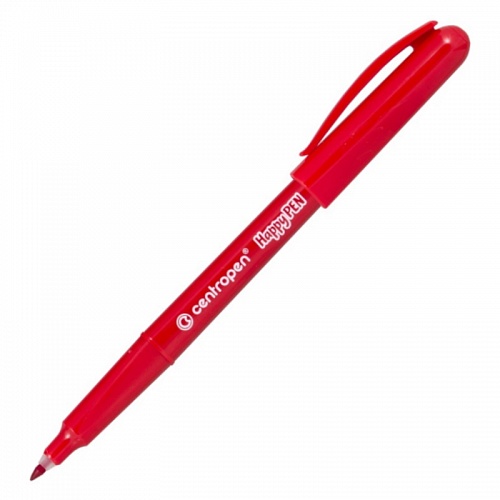 Линер 0,7мм красный Centropen Happy Pen, 4601/1 Чехия