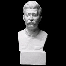 Фигура гипсовая Бюст Сталина 10х9,5х24см Мастерская Экорше 10-157