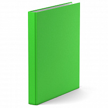 Папка на 4 кольца А4 картон и ламинированная бумага 35мм зеленая Erich Krause Neon 39061
