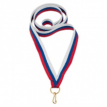 Лента для медали триколор 11мм 80см Флориан 0021-011-032