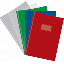Обложка 298х415мм для тетрадей цветная с карманом ПВХ 150мкм Silwerhof 382016