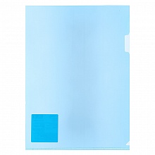 Папка-угол А4 пластик 0,18мм синий Expert Complete Premier EC22042