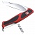Нож перочинный подарочный 130мм 5функций красный/черный Victorinox RangerGrip 52,  0.9523.C