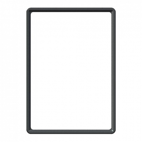 Рамка пластиковая А4 черная с закругленными углами PF-A4 EPG 102004-10