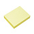 Блок самоклеящийся  38х51мм 100л желтый Hopax 21005Y