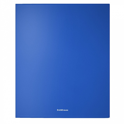 Папка на 2 кольца А4 пластик 35мм синяя Erich Krause Classic, 47030