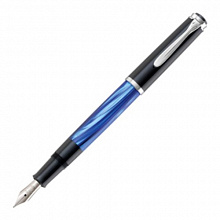 Ручка перьевая PELIKAN Elegance Classic M205 Blue Marbled F 0,8мм PL801966