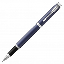 Ручка перьевая 0,8мм синие чернила PARKER IM Metal Blue CT F 1931647