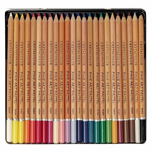 Набор пастельных карандашей 24 цв в металлическом пенале Fine Art Pastel CretacoloR, CC470 24