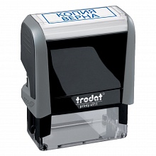Штамп стандартный Копия верна 38х14мм в рамке Trodat Printy 4.0 4911/DB/L3.45
