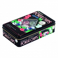 Набор для покера 100 фишек и 1 фишка дилера Феникс-Презент, 77329