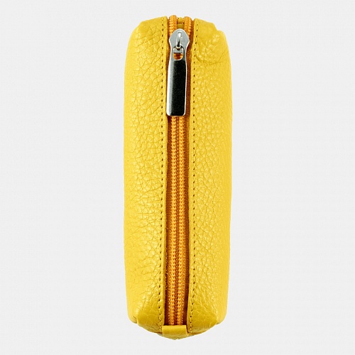 Футляр для ключей из натуральной кожи желтый Вектор Atex, ФТ-909-1590