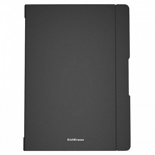 Тетрадь со съемной обложкой 48л А4 клетка черная+сменный блок FolderBook Classic Erich Krause,48229