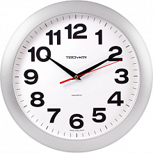 Часы настенные TROYKA серебристые 11170100
