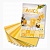 Цветная бумага 24х34см желтый Basic 270гр 30л FOLIA (цена за 1 лист), 46149