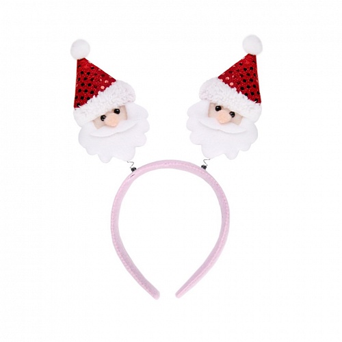 Ободок розовый Дед Мороз, Феникс-Презент 76200