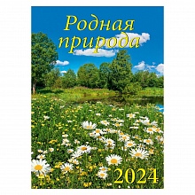 Календарь  2024 год настенный перекидной 250х340мм Родная природа День за Днем, 11416