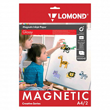 Фотобумага Lomond А4 660г/м2 глянцевая с магнитным слоем 2л для струйной печати 2020345