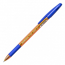 Ручка шариковая 0,7мм синий стержень масляная основа R-301 Amber Stick&Grip Erich Krause 39530