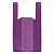 Пакет майка 25+12х45см фиолетовый ПНД 9мкм Артпласт МАЙ02148