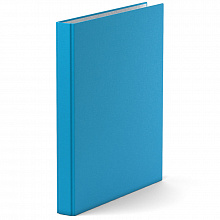 Папка на 4 кольца А4 картон и ламинированная бумага 35мм голубая Erich Krause Стандарт 39060