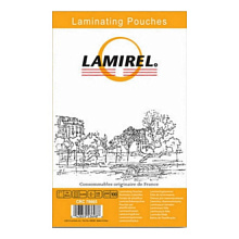 Пленка пакетная для ламинирования 54х86мм 125мкм Lamirel LA-78665