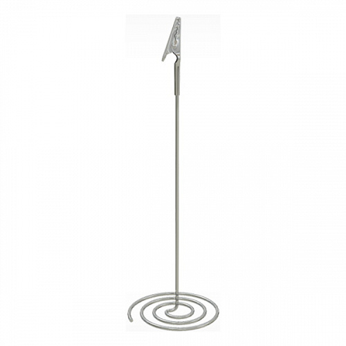 Держатель для ценника с металлическим зажимом и спиральным основанием 110мм SPIRAL-CLIP EPG, 181004