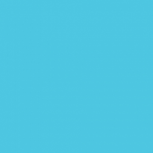 Цветная бумага 50х70см голубой небесный 130гр/м2 10л FOLIA (цена за лист), 6730