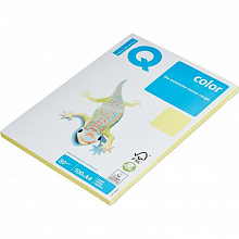 Бумага для офисной техники цветная А4  80г/м2 100л лимонно-желтый класс А IQ Color, ZG34