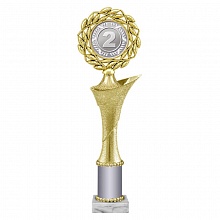Награда спортивная 30см 2 место серебро Флориан 2272-300-200