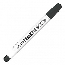 Маркер меловой  4-8мм черный круглый Chalk Pen MUNGYO, MGMBG12BK