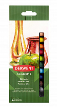 Пастель 12 цв. DERWENT Academy картон.уп., 2301952