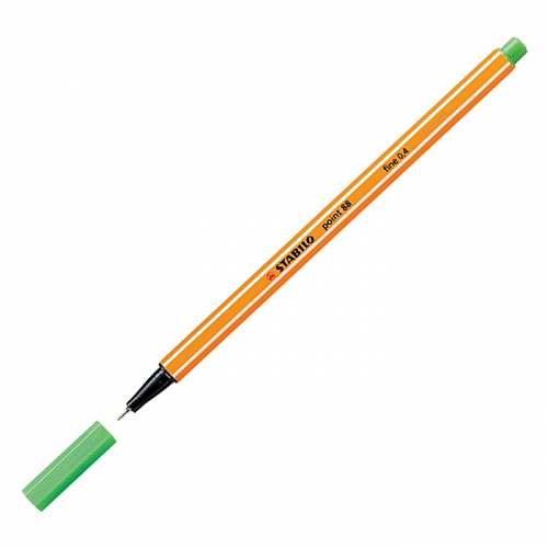 Ручка капиллярная 0,4мм цвет листвы STABILO POINT 88, 88/43